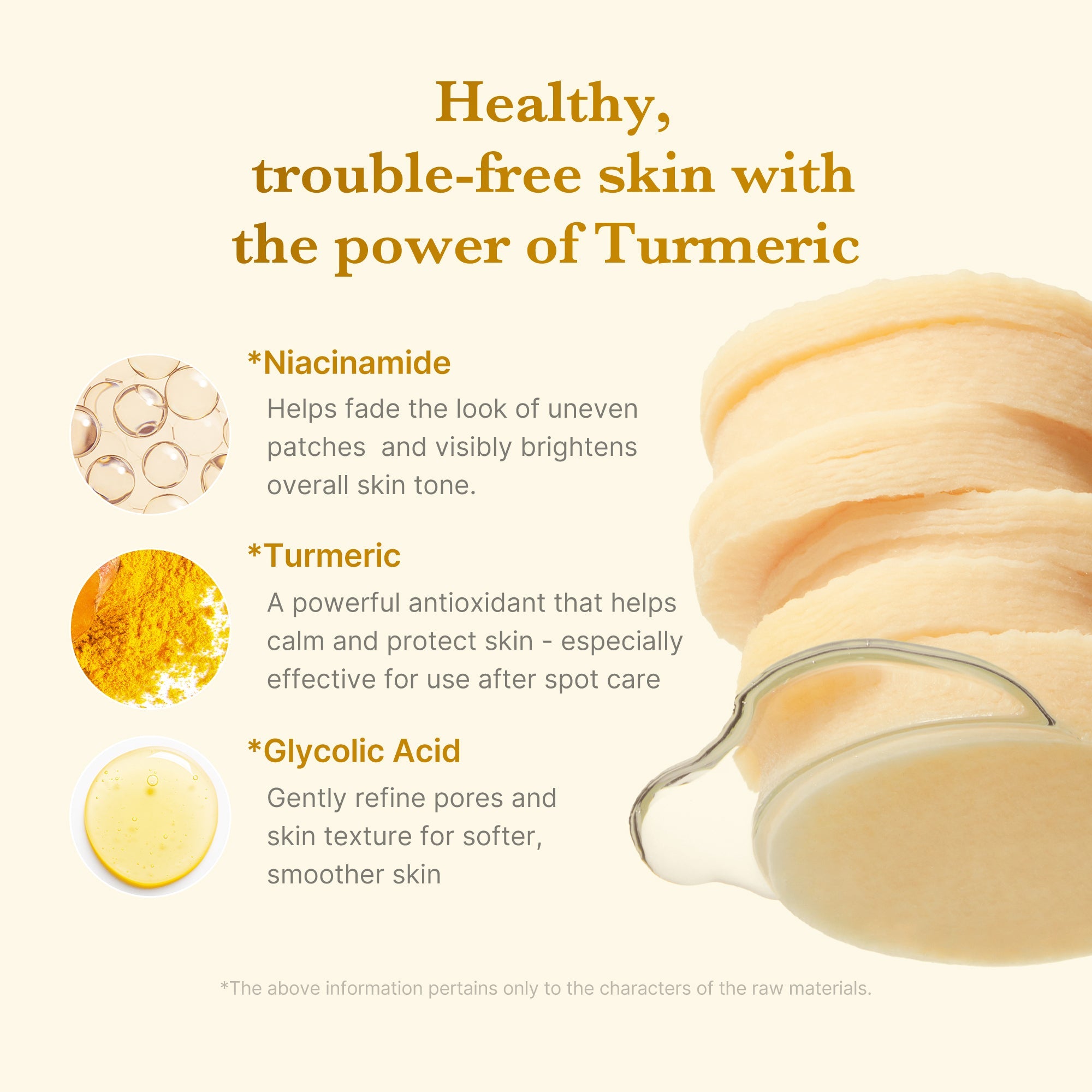 Medicube Kojic Acid Turmeric Toner Pads