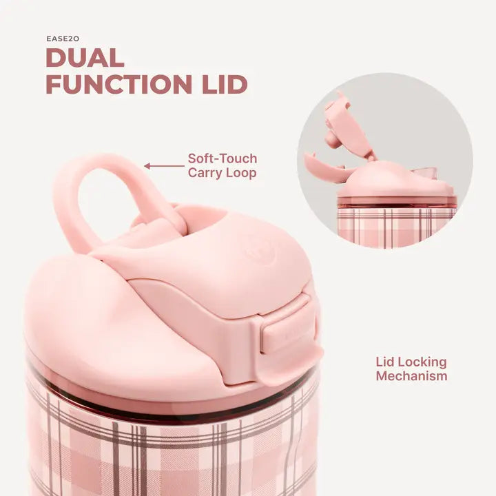 Pillow Talk Plaid HydroJug 32 oz Ease2o