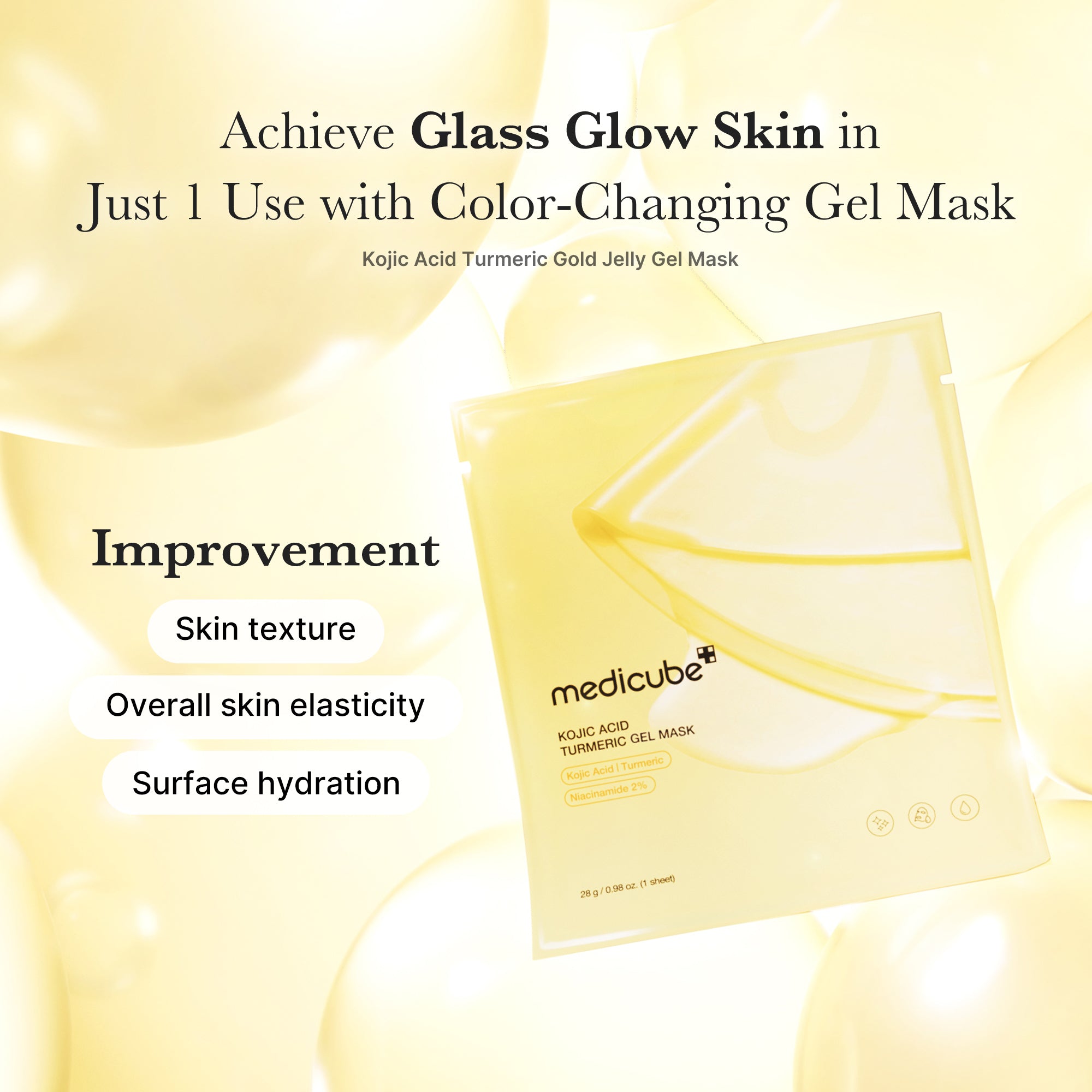 Medicube Kojic Acid Turmeric Jelly Mask