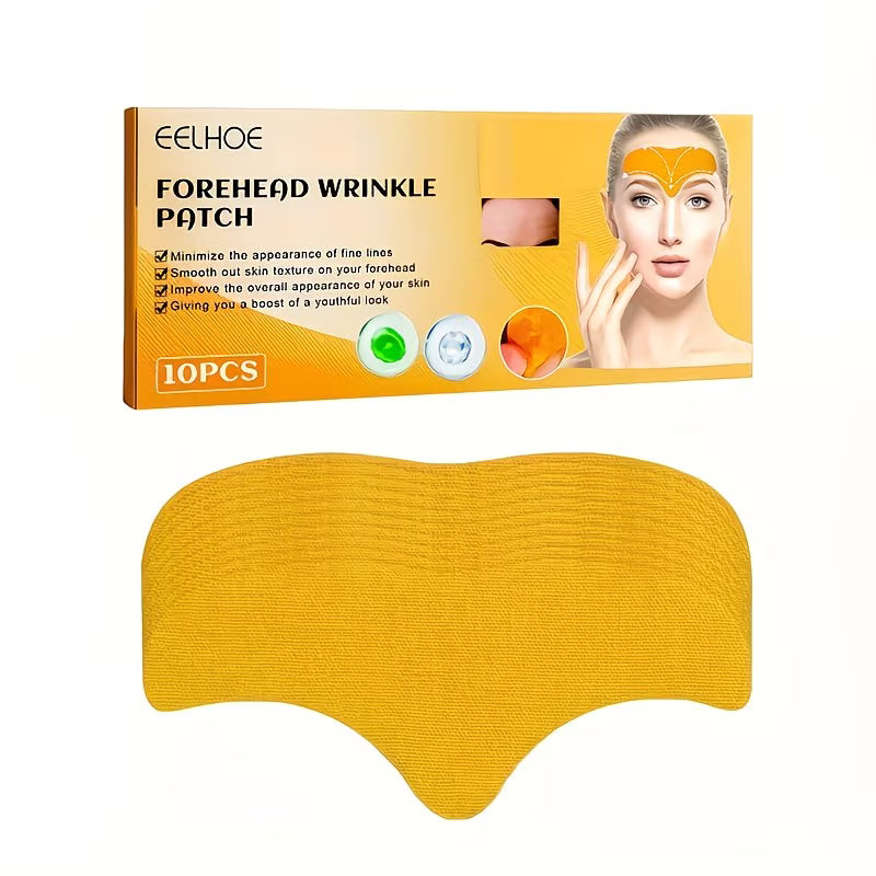 10PCS Forehead & Eye Patches Anti-Wrinkle Firming Skin Care Pads for Smooth Youthful Skin
