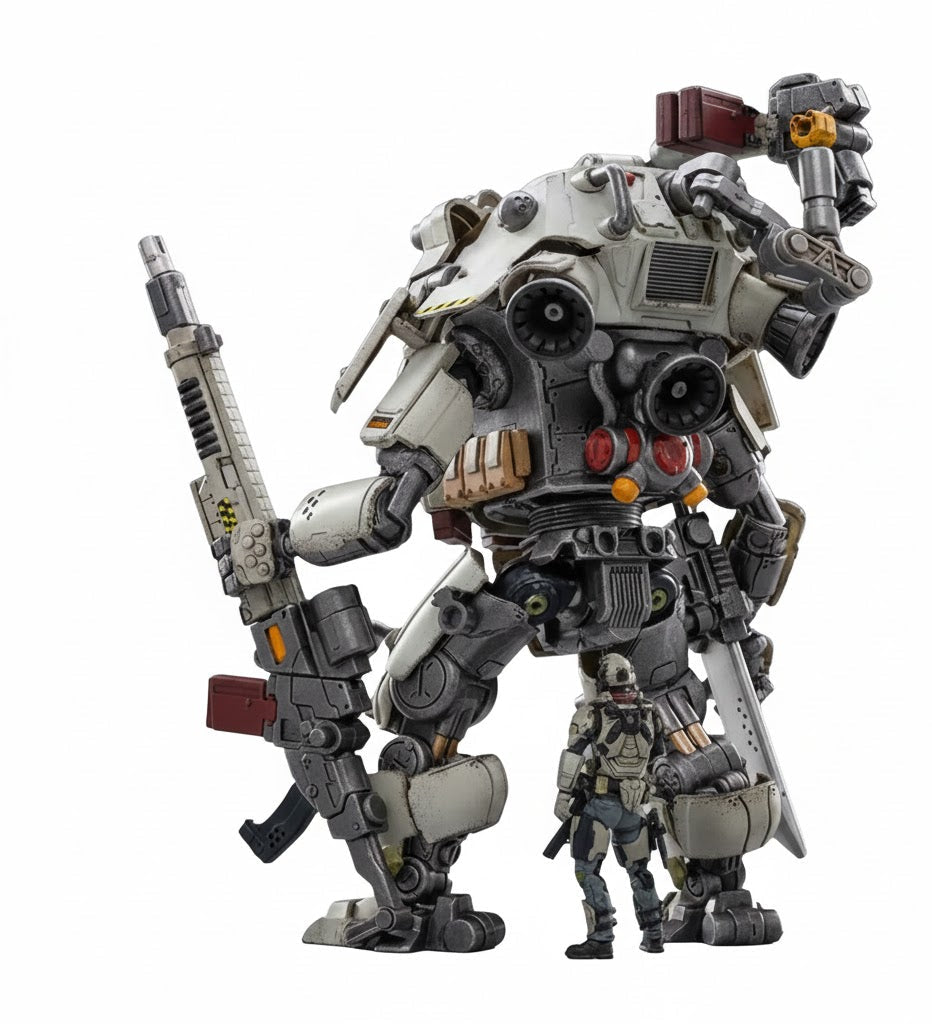 1/25 Scale Tactical Mecha Action Figure with Pilot & Weapons – Fully Articulated