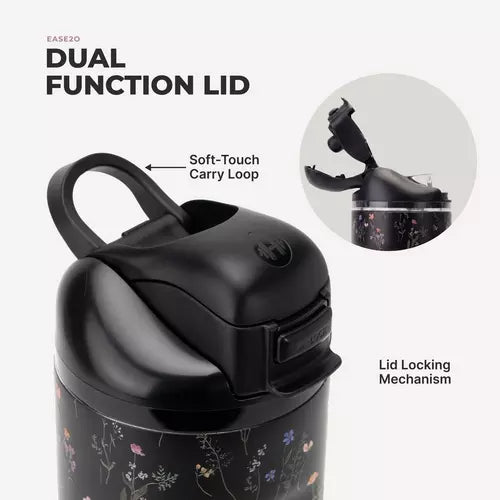 HydroJug Midnight Floral 24oz Ease2o Bottle