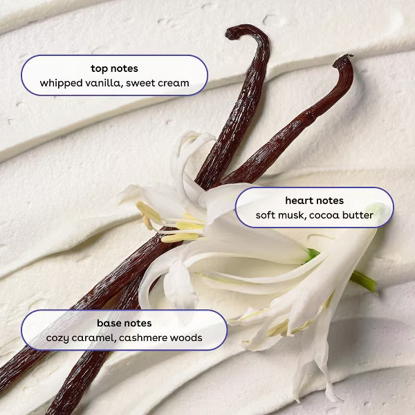 eos Shea Better Hand Cream Vanilla Cashmere 2.5 fl oz Moisturizing for Dry Skin Travel Size