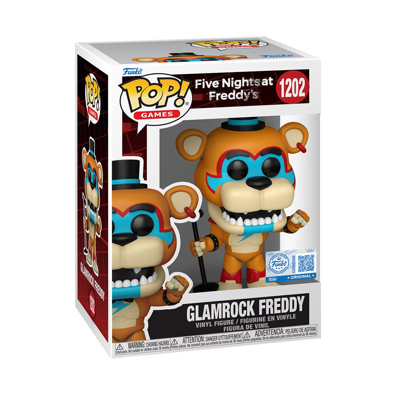 Five Nights at Freddy's – Glamrock Freddy 4.3-in Vinyl Figure