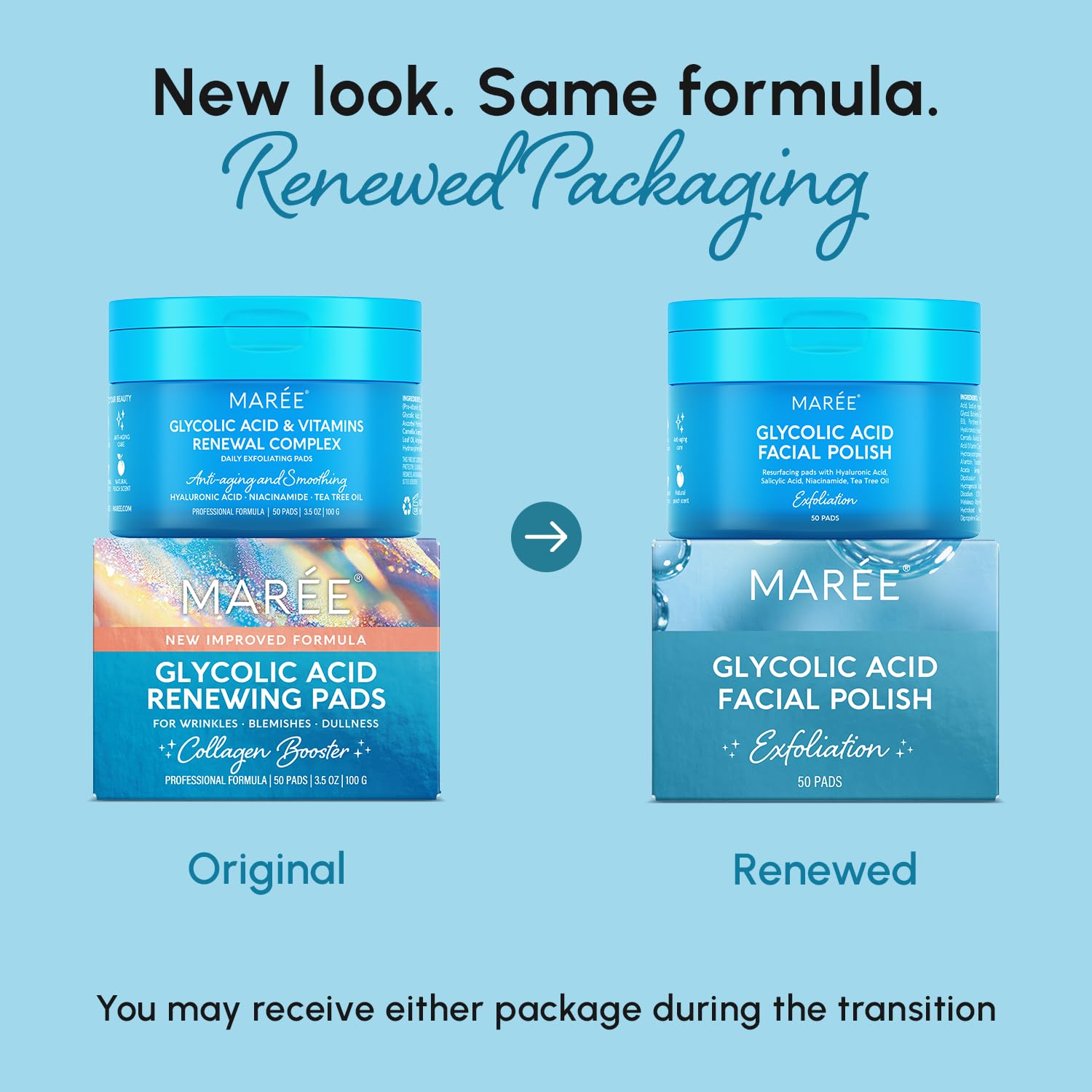 MAREE Glycolic Acid Pads