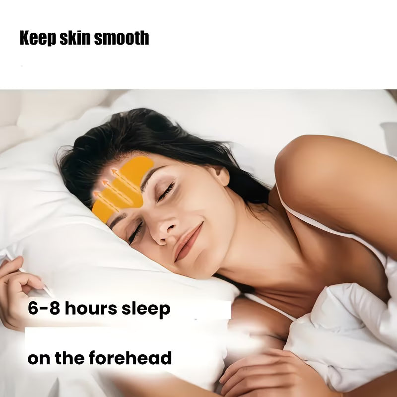 10PCS Forehead & Eye Patches Anti-Wrinkle Firming Skin Care Pads for Smooth Youthful Skin
