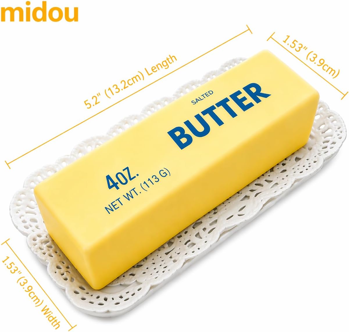 Midou Slow Rising Dumpling Squishy Butter Squeeze Toy