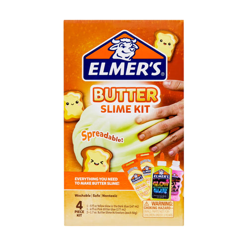 Elmer's Butter Slime Kit 4 Count Set with Assorted Glue and Activator