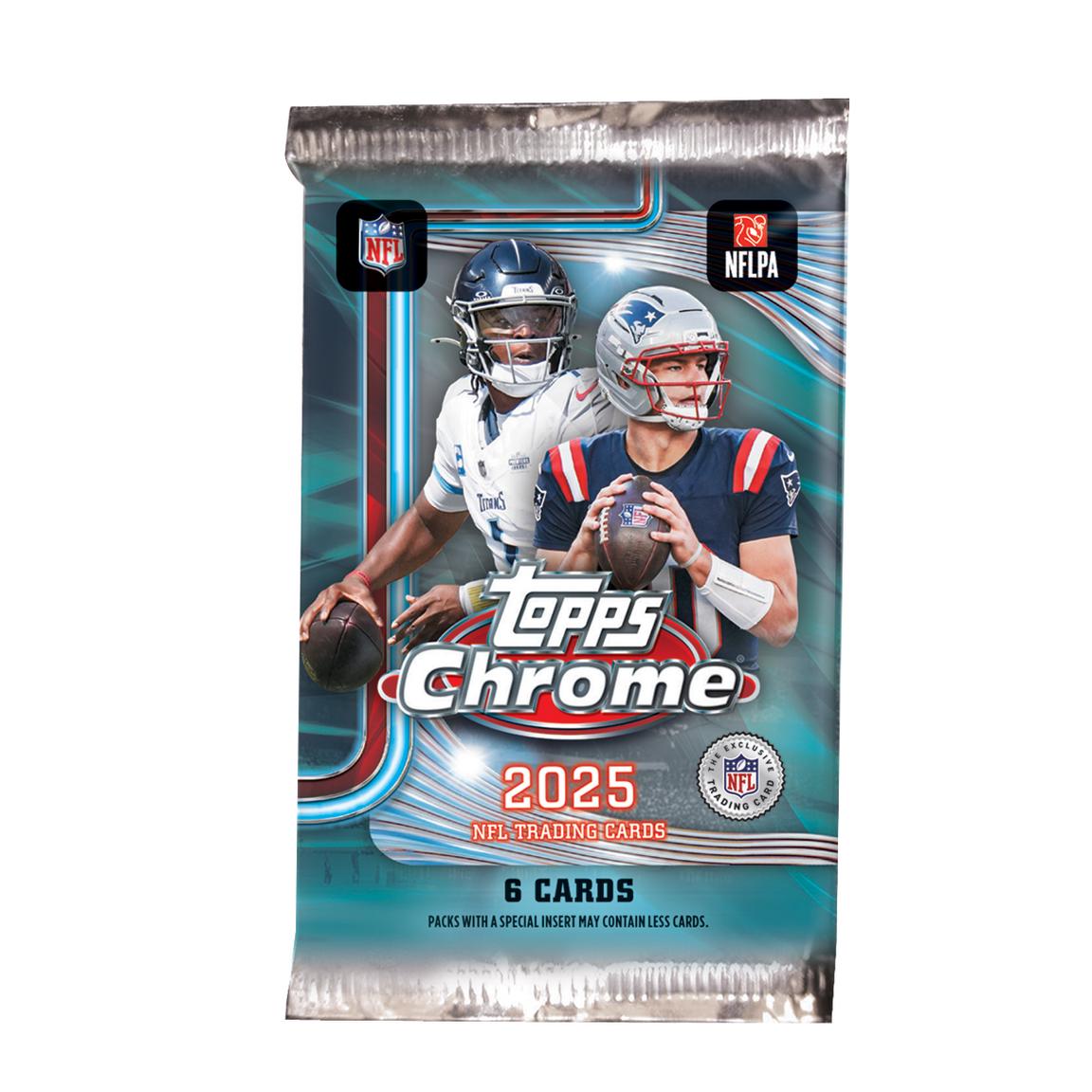 2025 Topps Chrome NFL Football Mega Box