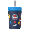 Zak Designs 12oz Spidey & Friends Kids Straw Tumbler - Stainless Steel Vacuum Insulated
