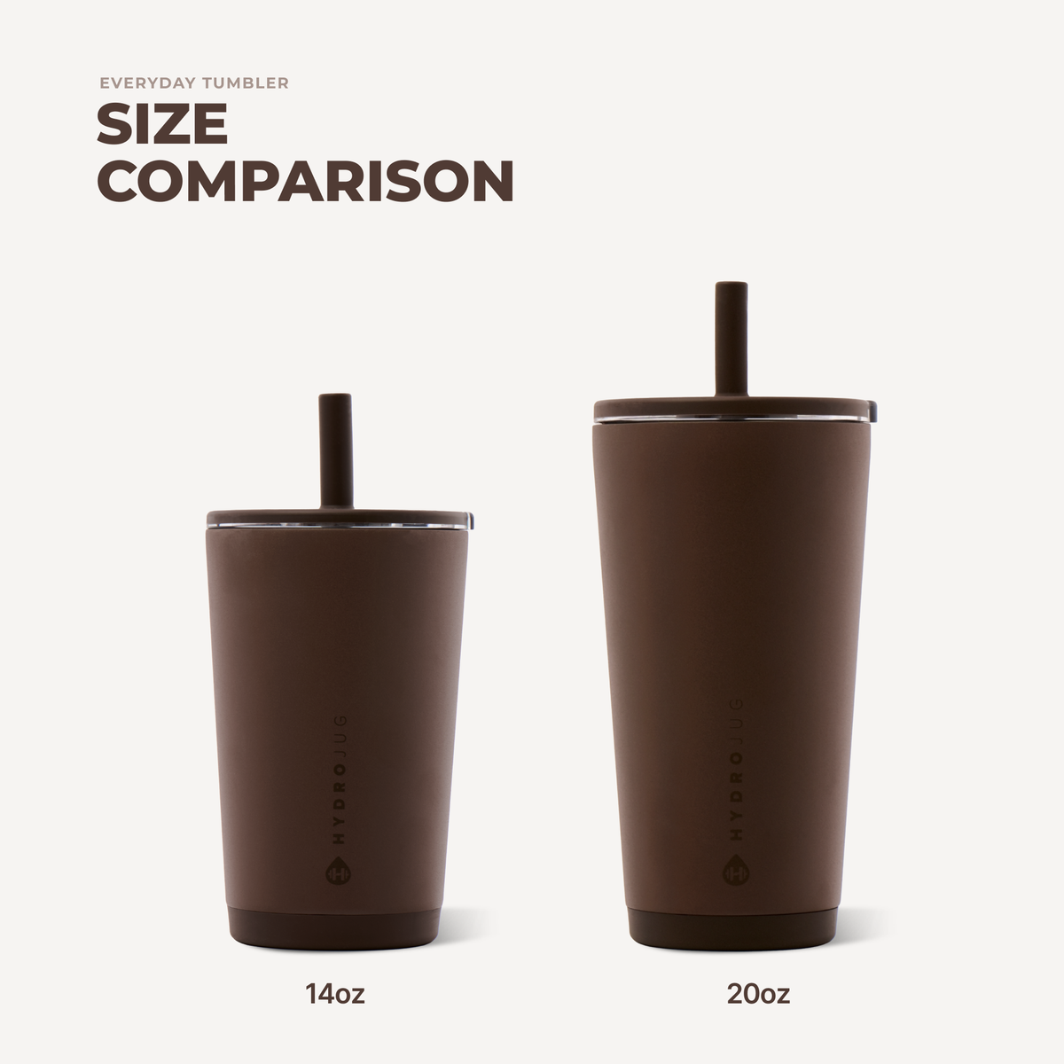 Chestnut HydroJug 20 oz Everyday Tumbler