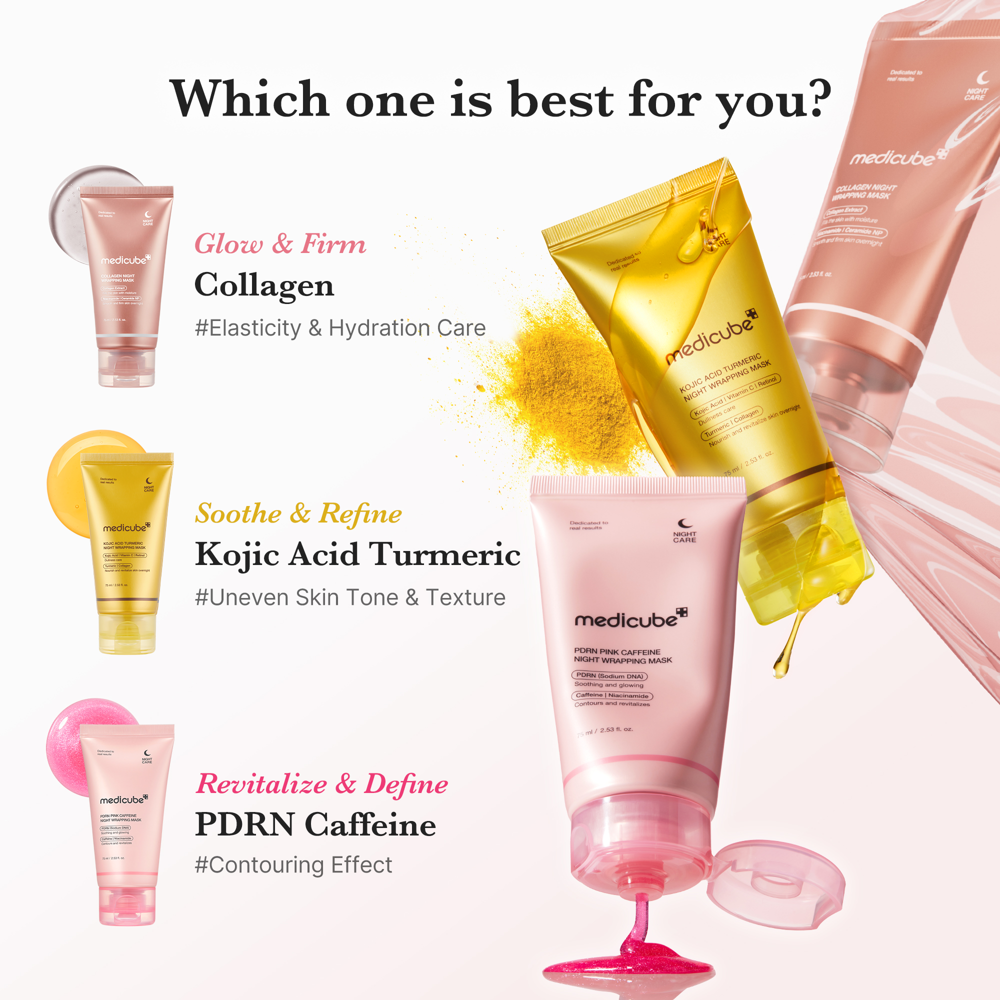 Medicube Kojic Acid Turmeric Overnight Mask