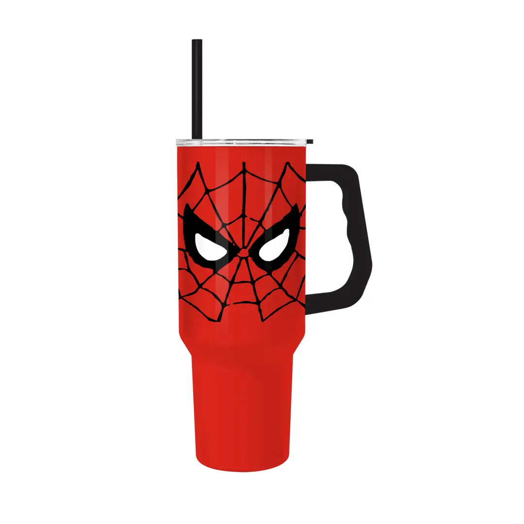 Marvel Spider-Man Eyes 40oz Stainless Steel Tumbler with Handle