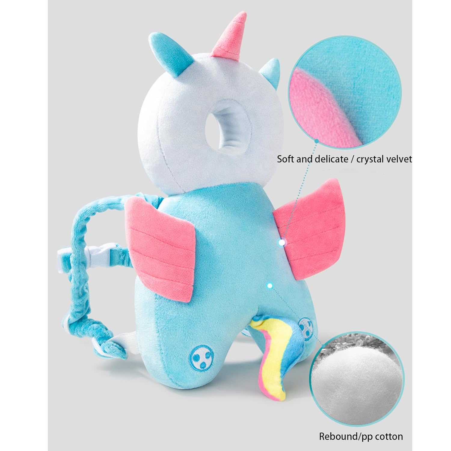 Baby Turtle Head Protector Backpack | Toddler Safety Cushion