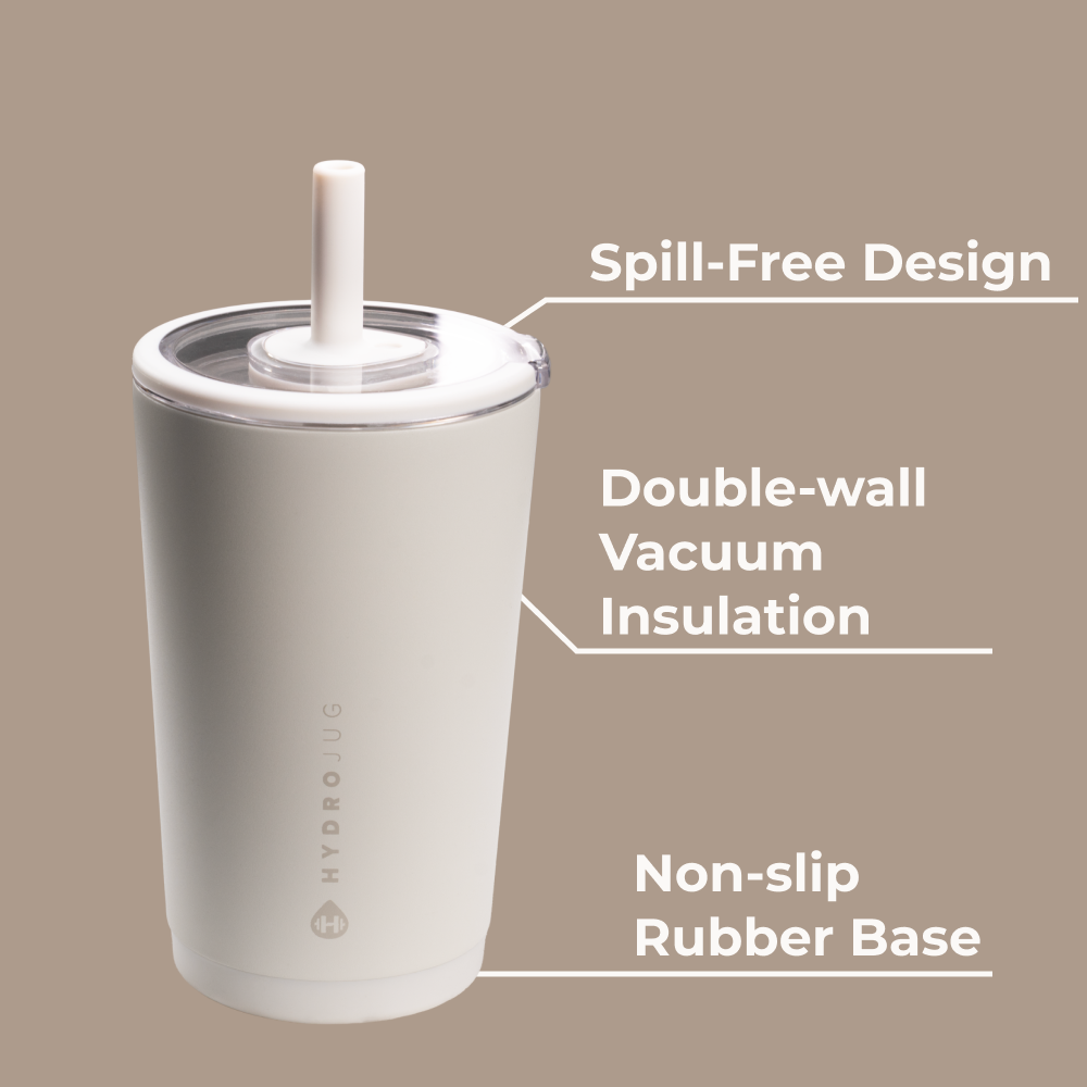 Linen HydroJug 14 oz Everyday Tumbler