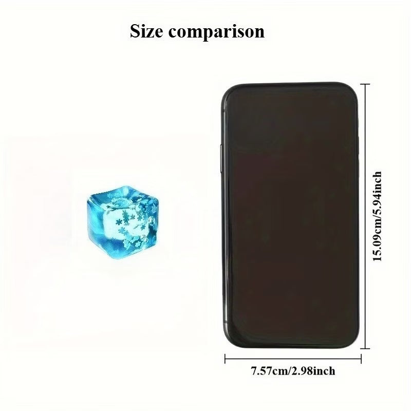 Nee Doh Snowflake Cube Squishy Toy