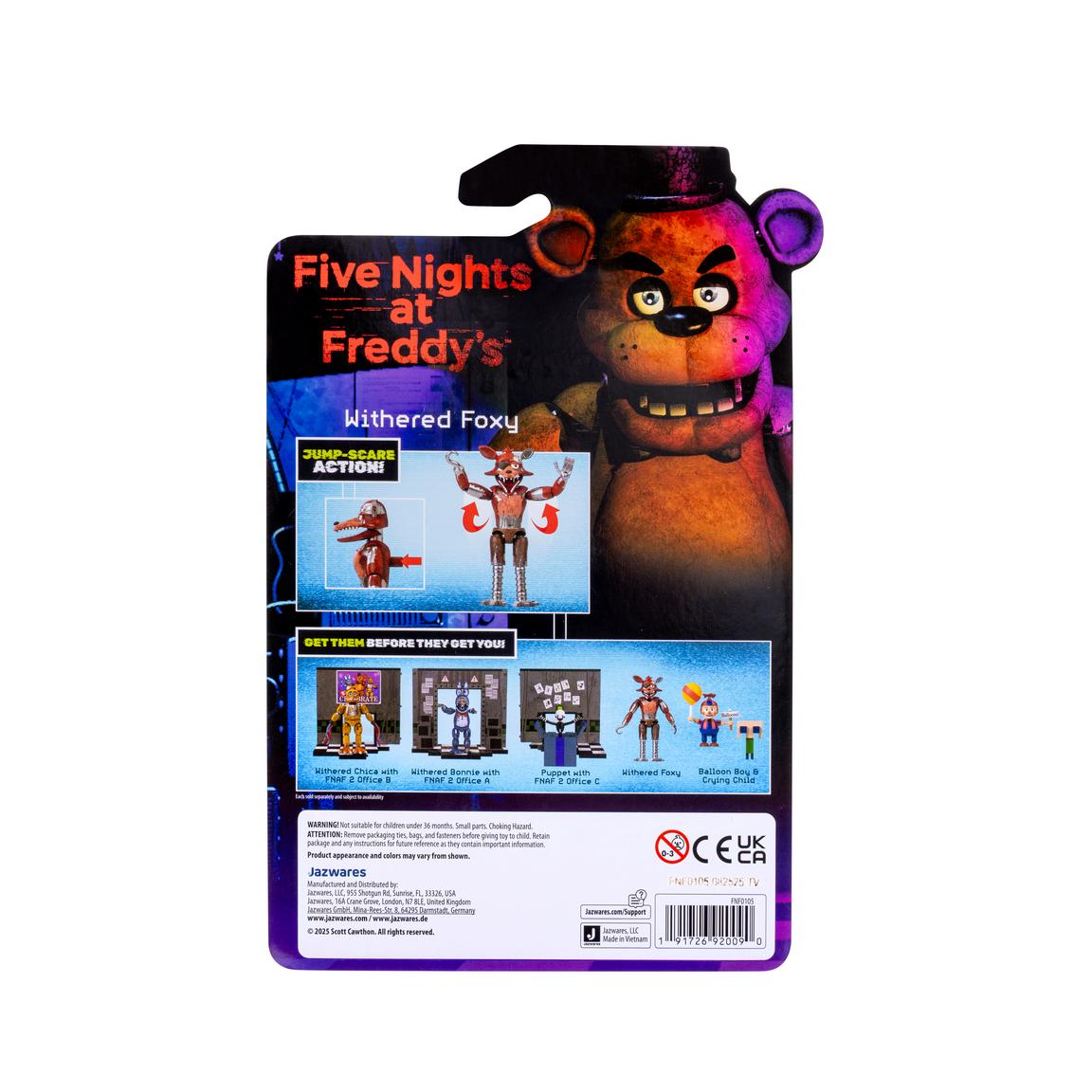 Five Nights at Freddy's Withered Foxy 5-Inch Action Figure