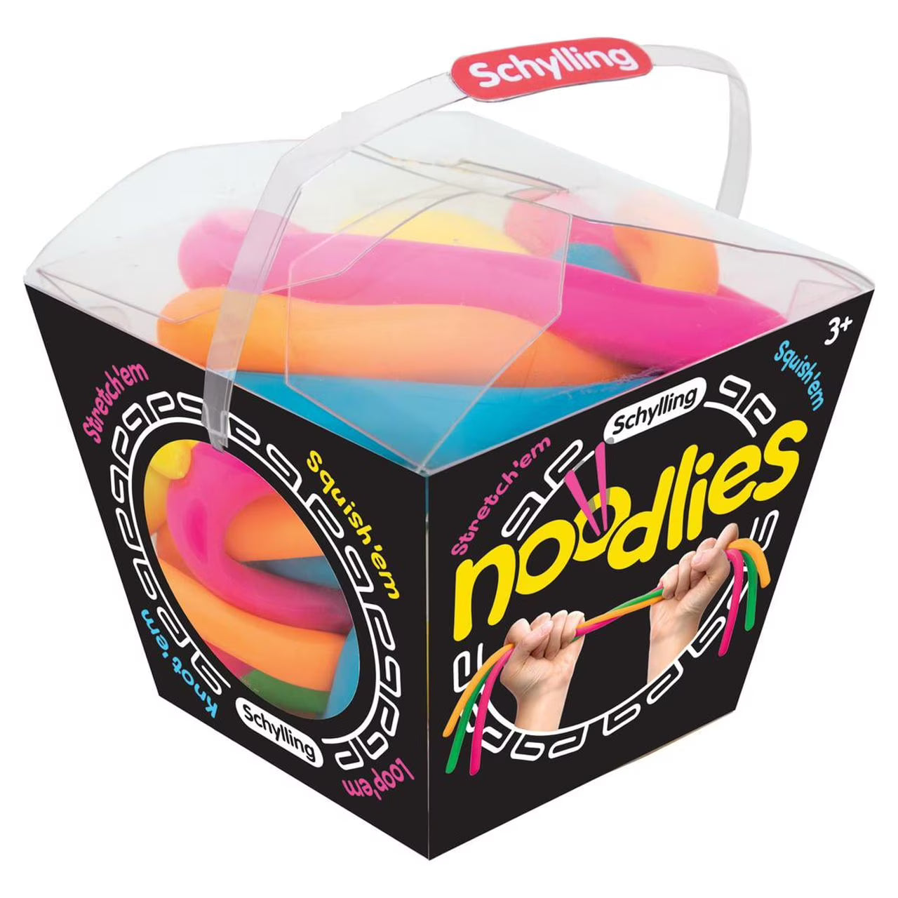 Noodlies Novelty Gag Toy – Stretchy Sensory Fidget Stress Relief Squeeze Toy for Kids and Adults