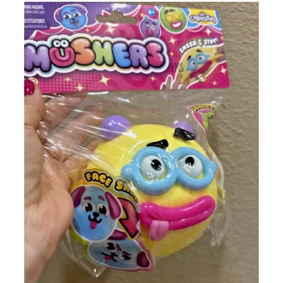 Squeeze Face Toys, Novelty Smush Face Squeeze Toys (C)