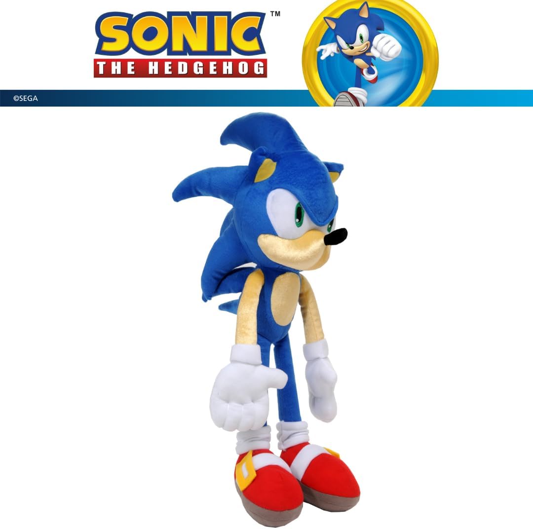 Sonic The Hedgehog Anime Kids Bedding Super Soft Plush Cuddle Pillow Buddy