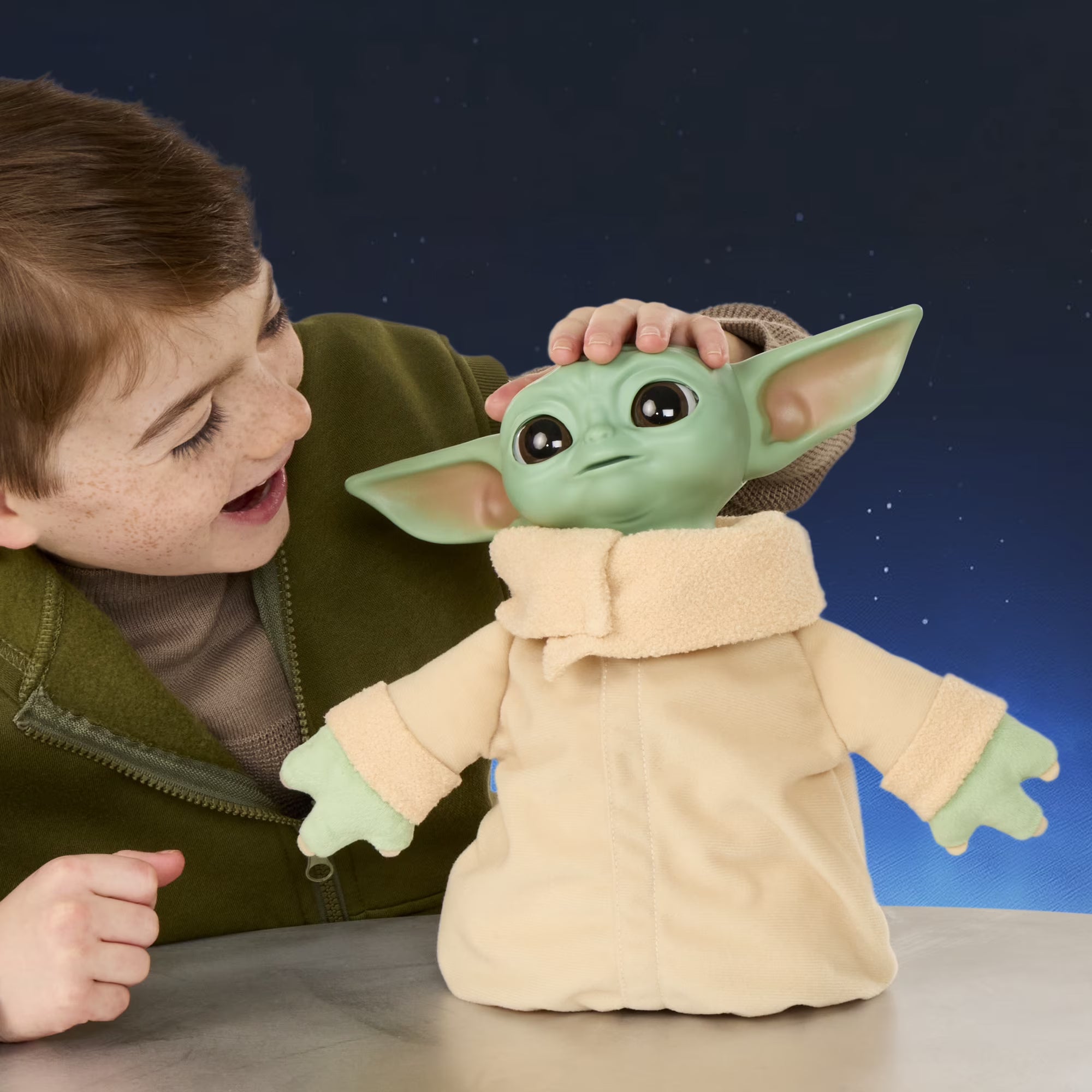 Star Wars Action Buddy Grogu Animatronic 10-Inch Interactive Toy
