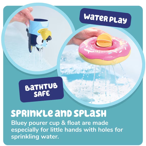 Toomies Bluey Bath Toys - Splash & Float Bluey