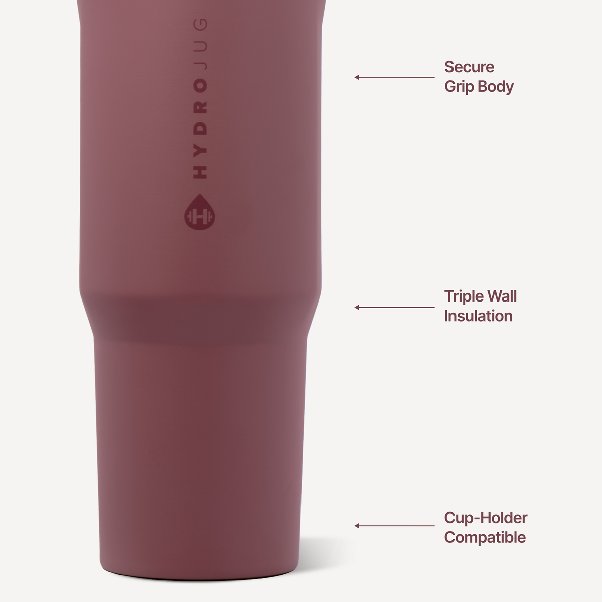 Canyon Rose HydroJug 32 oz Sport Water Bottle