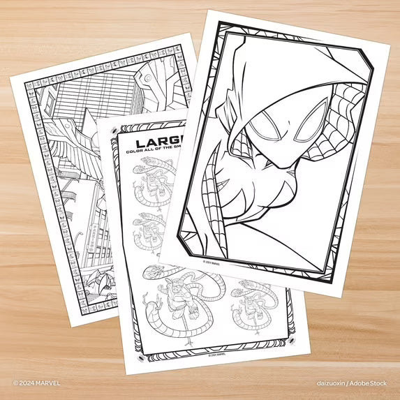 Marvel Spider-Man 48 Page Coloring and Activity Book by Bendon