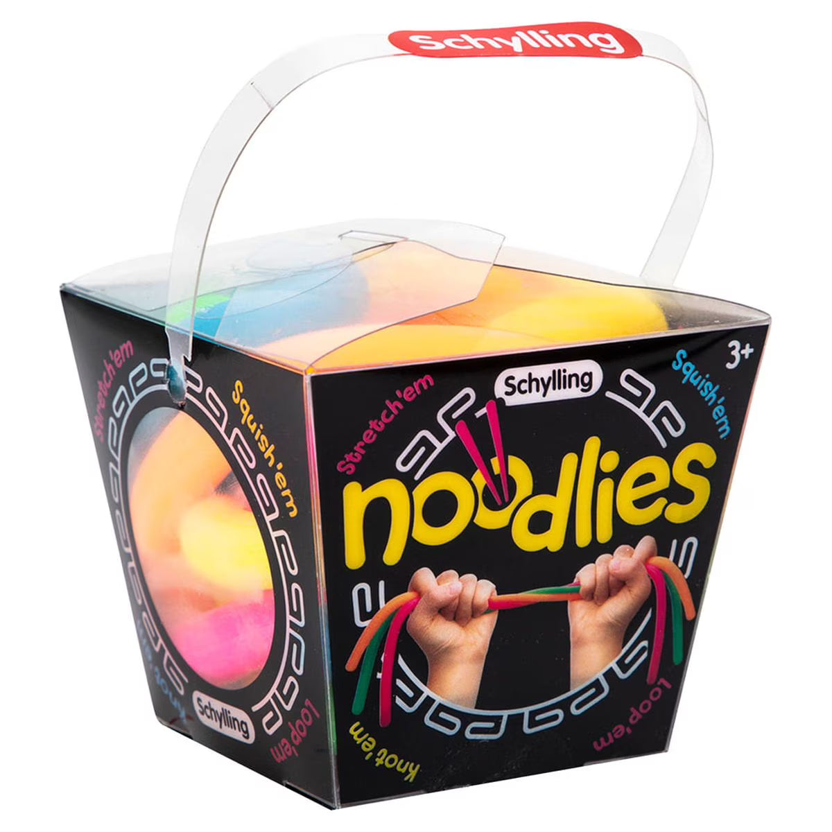 Noodlies Novelty Gag Toy – Stretchy Sensory Fidget Stress Relief Squeeze Toy for Kids and Adults