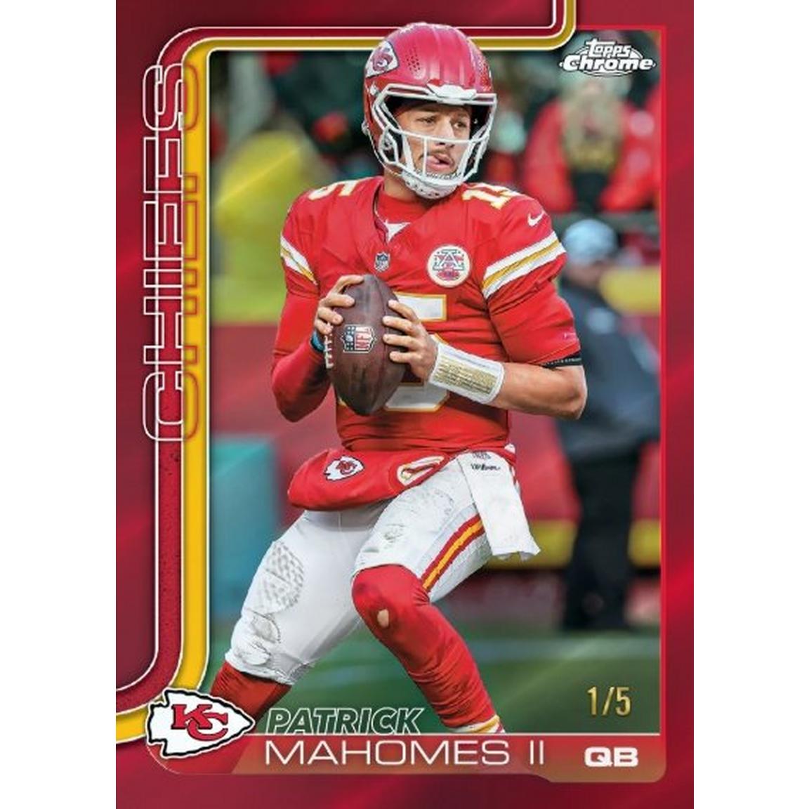 2025 Topps Chrome NFL Football Mega Box