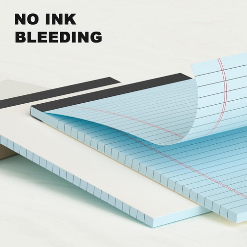 AILZFEI 5-Pack 5x8 College Ruled Notepads – Multicolor Legal Pads for School & Office