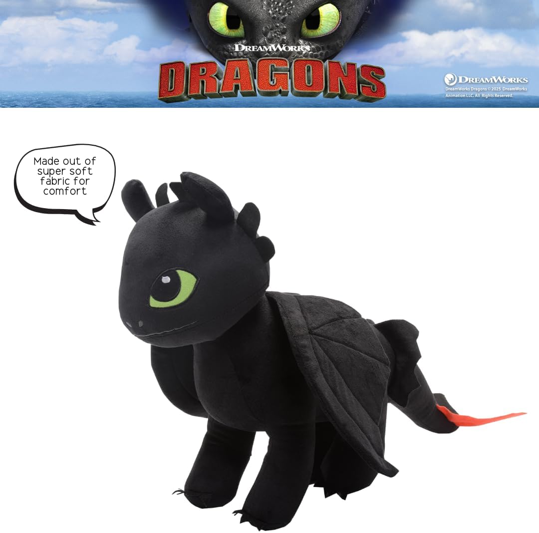 How To Train Your Dragon Toothless Bedding Super Soft Cozy Cuddle Pillow Buddy