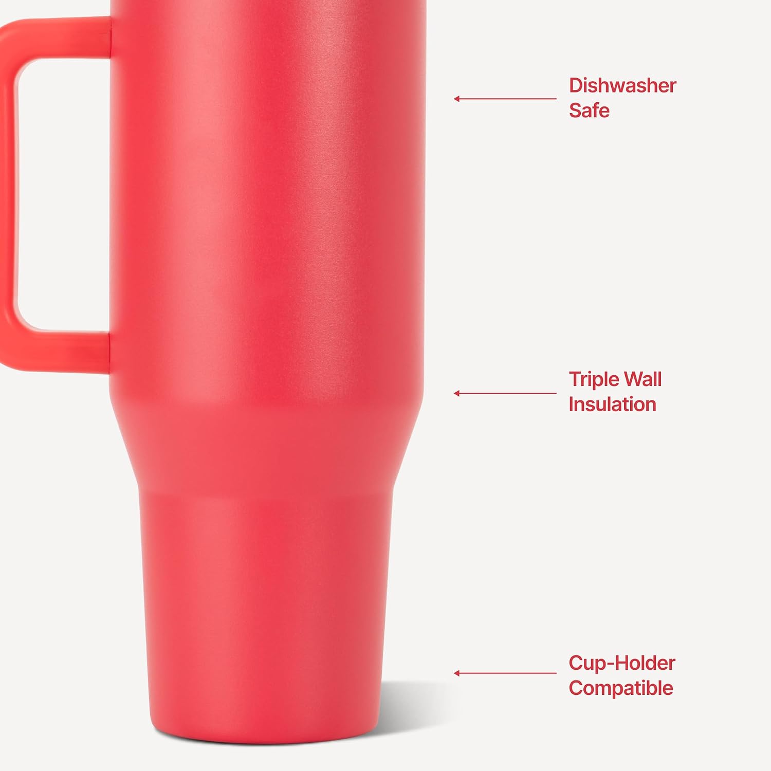 HydroJug Traveler 32oz Insulated Tumbler with Handle & Straw - Fruit Punch