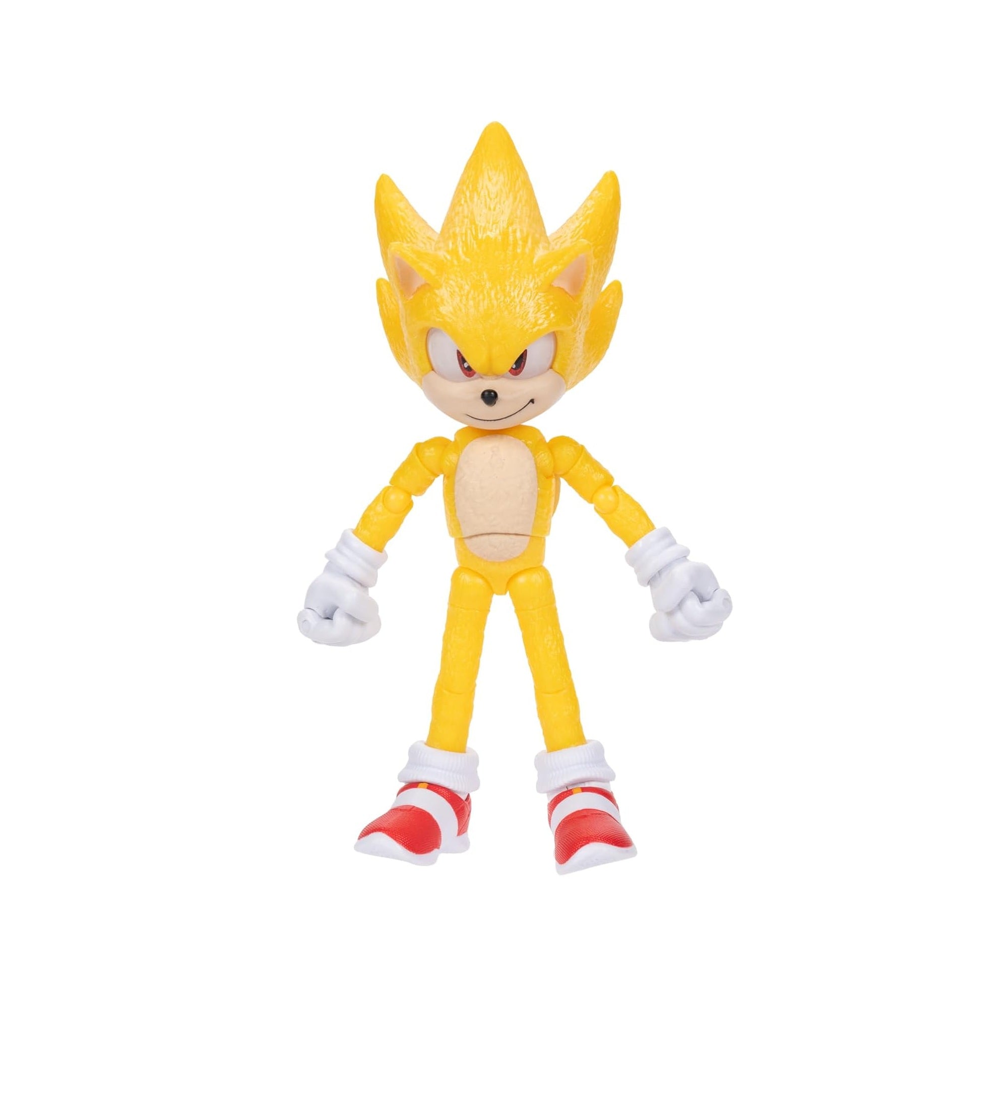 Sonic The Hedgehog 3 Movie Action Figures - 5-Inch Super Sonic The Hedgehog Collector Toy Figure, Highly Articulated for Boys & Girls - Officially Licensed 3 Movie Product