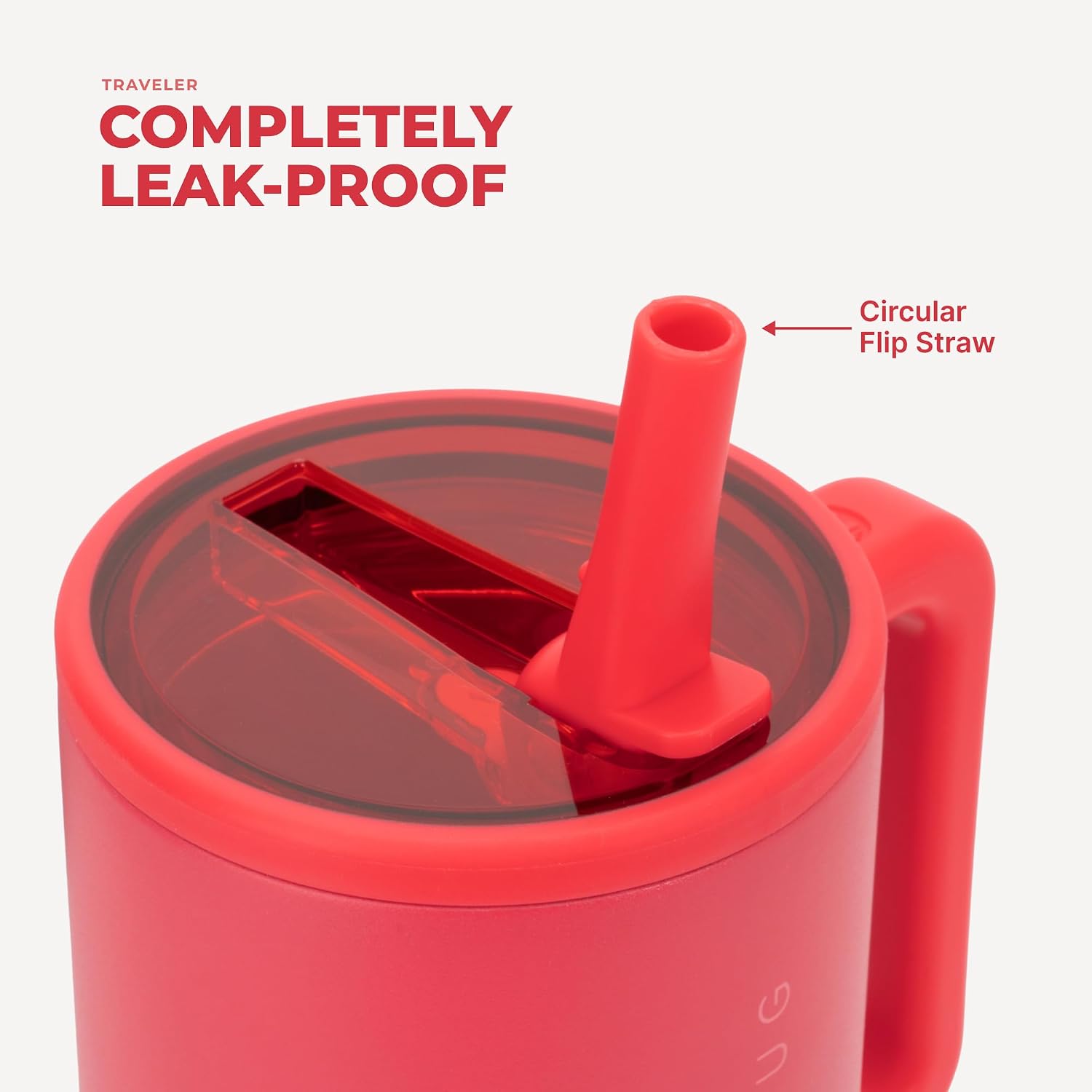 HydroJug Traveler 32oz Insulated Tumbler with Handle & Straw - Fruit Punch