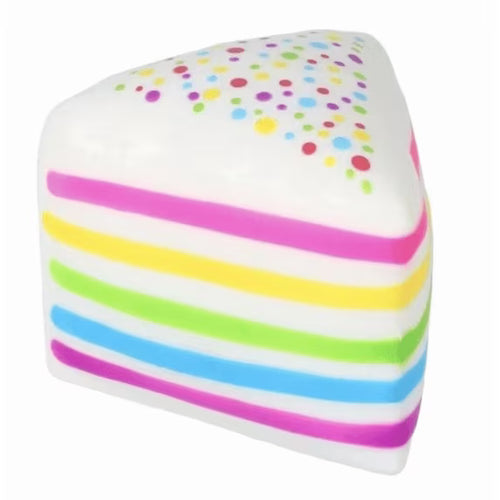 5" Viral Rainbow Layer Cake Squishy Toys - Smush Mart Giant Dessert Squishy