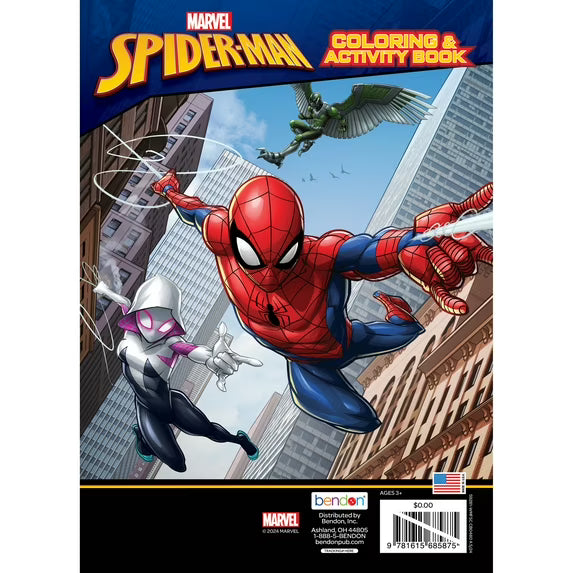 Marvel Spider-Man 48 Page Coloring and Activity Book by Bendon