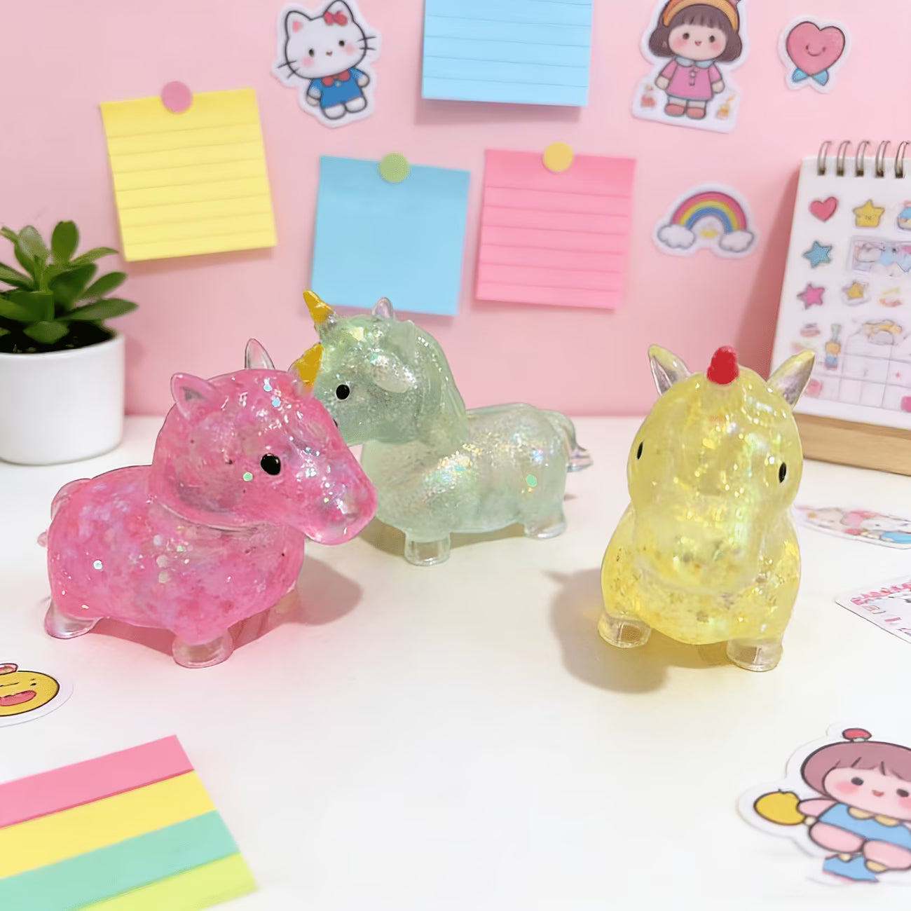 Nee Doh Unicorn Squishy Toys