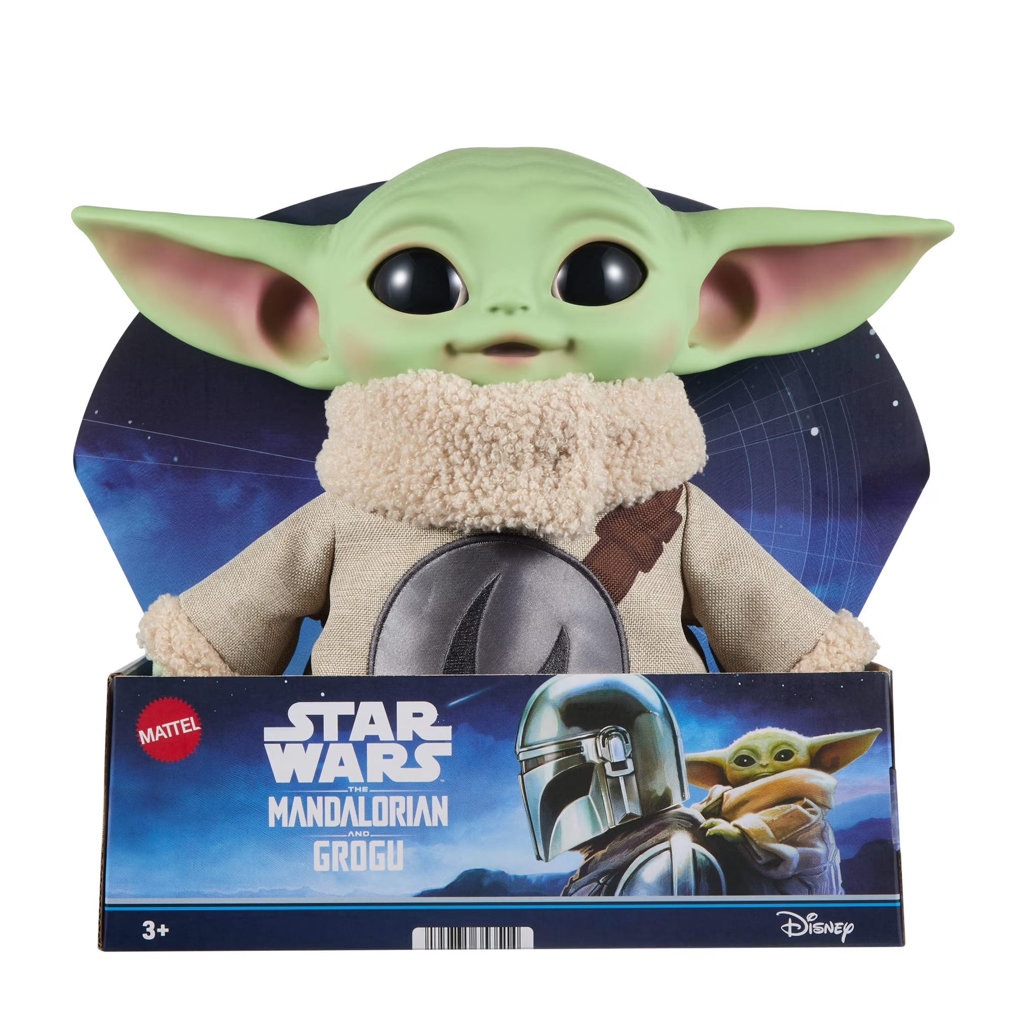 Star Wars The Mandalorian & Grogu Movie Grogu Rondel Design Vinyl Head Soft Plush Body