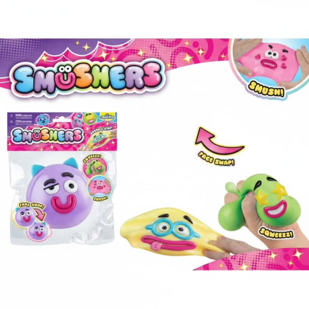 Squeeze Face Toys, Novelty Smush Face Squeeze Toys (C)