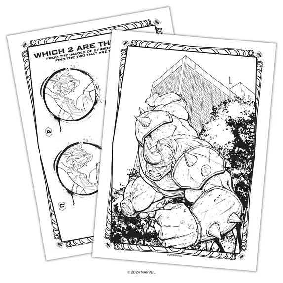 Marvel Spider-Man 48 Page Coloring and Activity Book by Bendon