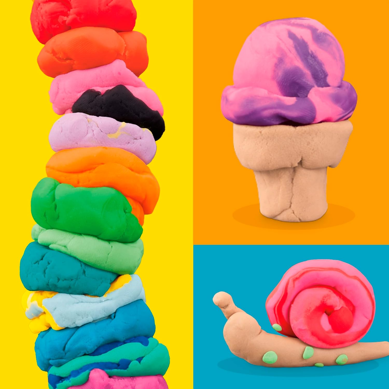 22 Pack Ultimate Color Variety, Bulk Assorted Colors, 2 & 4 Ounce Modeling Compound Cans