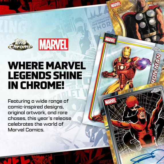 2026 Topps Marvel Comics Chrome Blaster Box