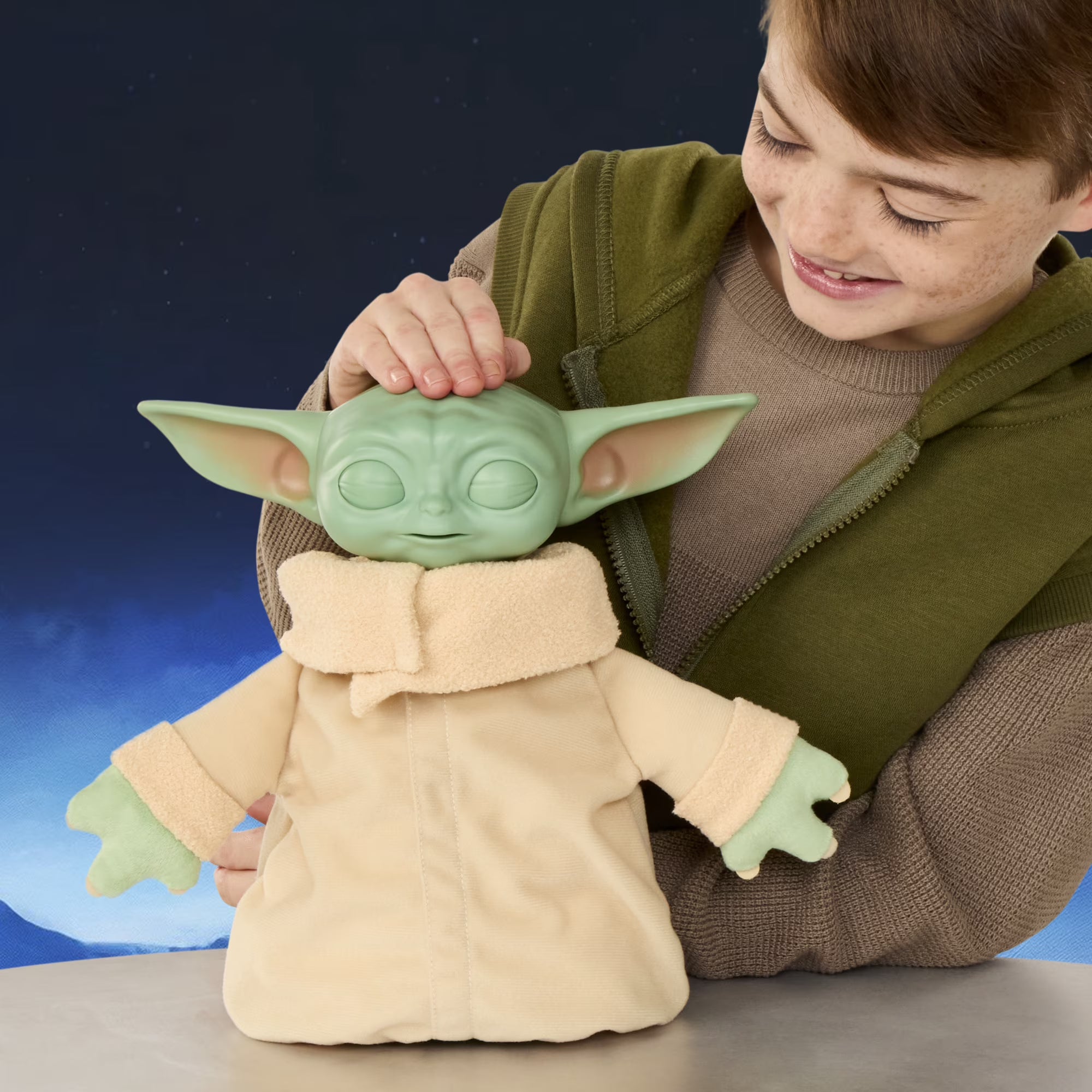 Star Wars Action Buddy Grogu Animatronic 10-Inch Interactive Toy