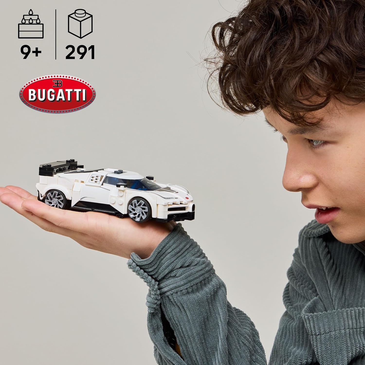 LEGO Speed Champions Bugatti Centodieci Hyper Sports Car Toy - Model Kit & Pretend Play Toy for Boys & Girls, Ages 9+