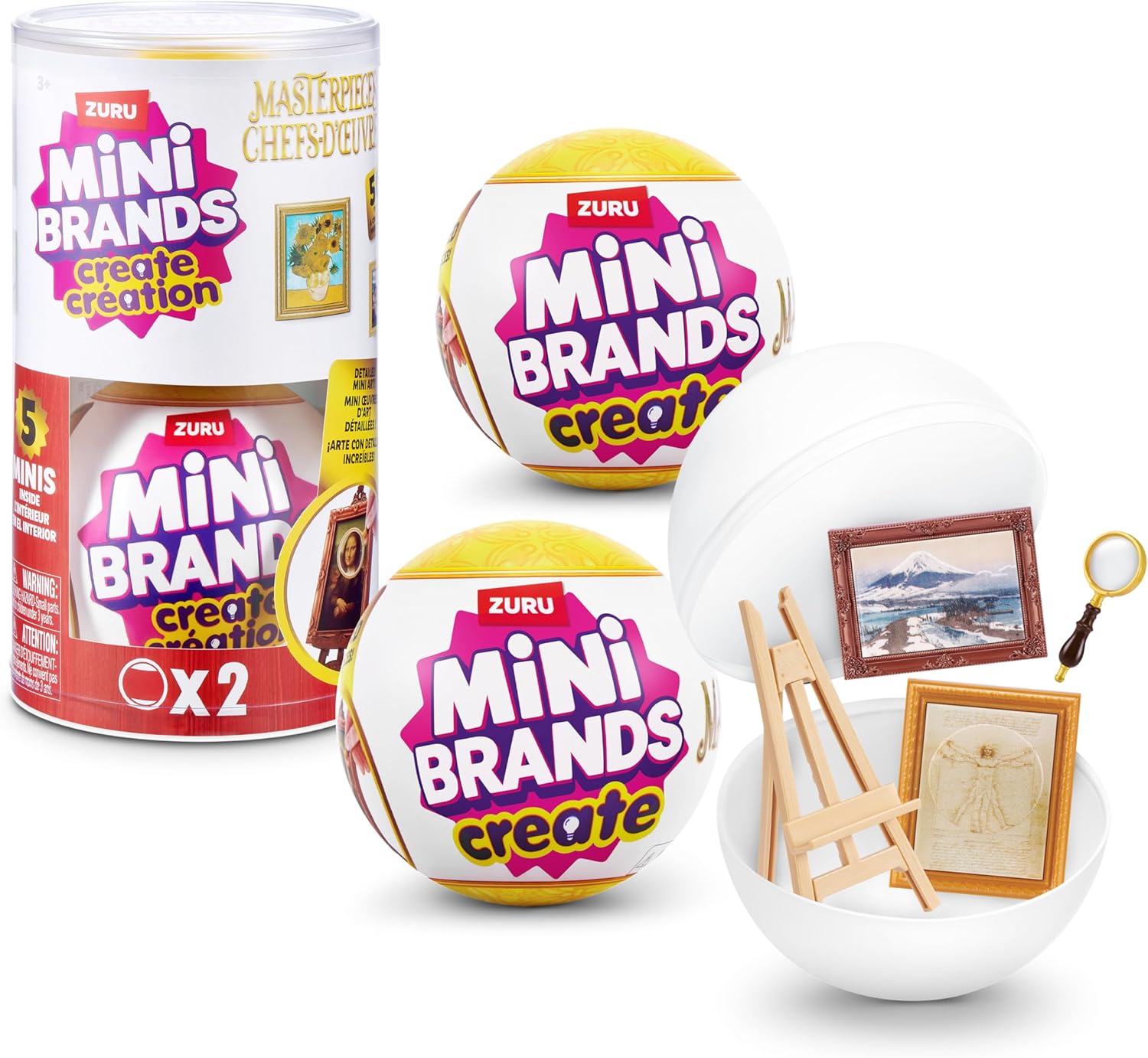 Mini Brands Create Mini Masterpieces Series 1, Capsule 2 Pack