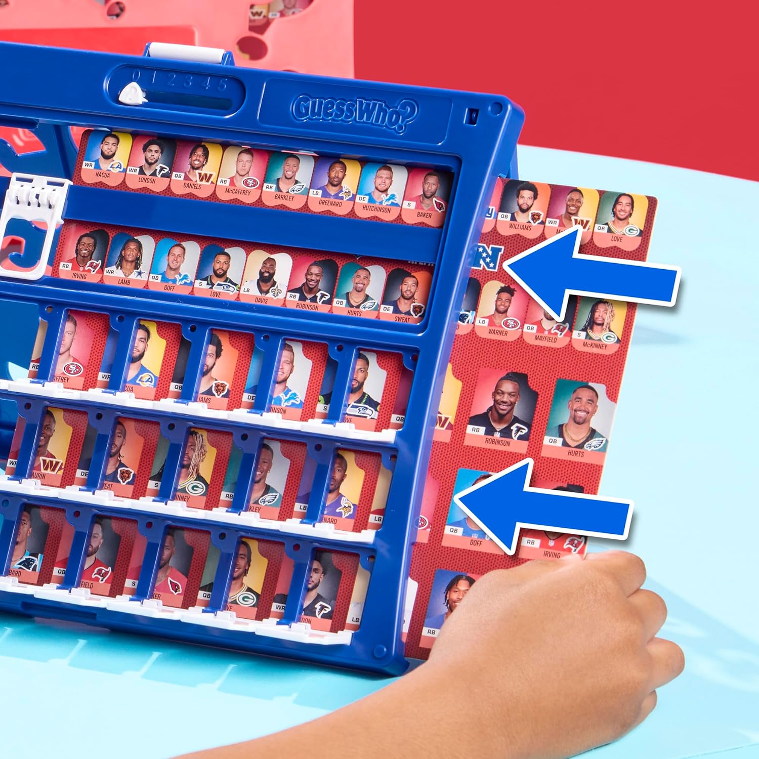 Guess Who? NFL Edition Board Game | Officially Licensed NFL Game for Kids and Families