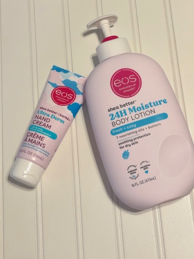 eos Shea Better Hand Cream Fresh & Cozy, Hydrating Lotion for Dry Hands, 2.5 oz