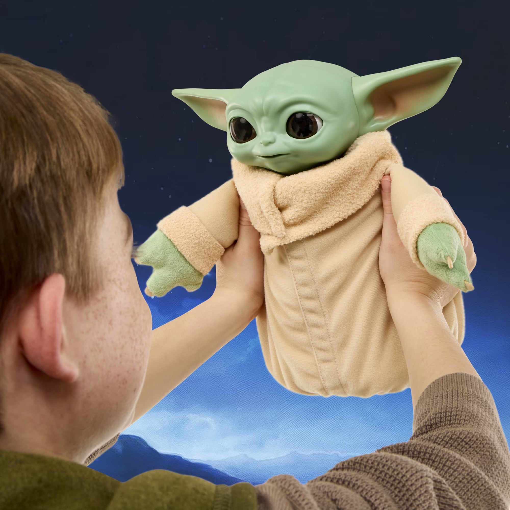 Star Wars Action Buddy Grogu Animatronic 10-Inch Interactive Toy