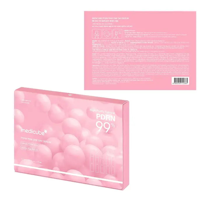 Medicube Salmon DNA PDRN Pink One Day Serum | 99% Salmon DNA